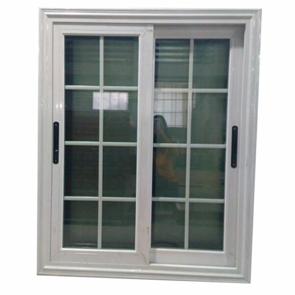 0| - Modern house window design white grill aluminium sliding window