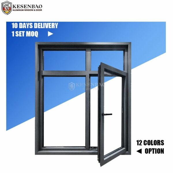 4 - AS2047 NFRC Standard Excellent Airtight Design Small Aluminium Window Double Casement Window