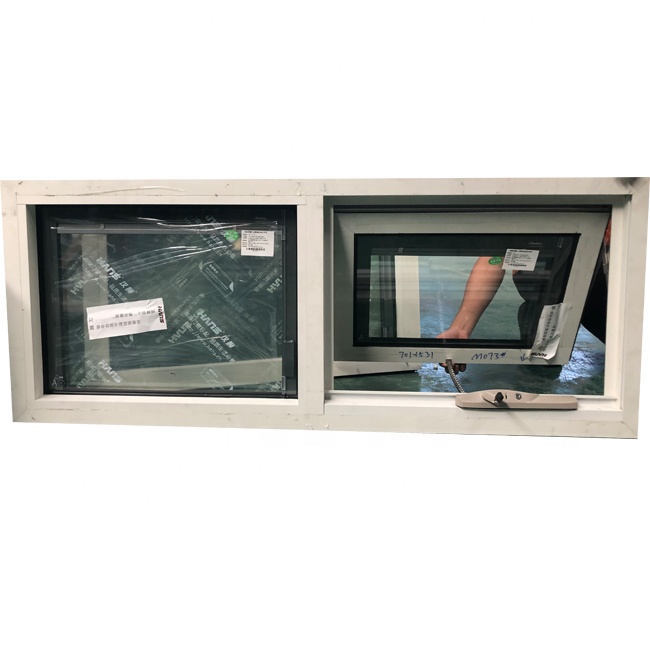 Double tempered clear glass aluminum awning windows Aluminium Windows Prices Aluminium Glass Awning Windows