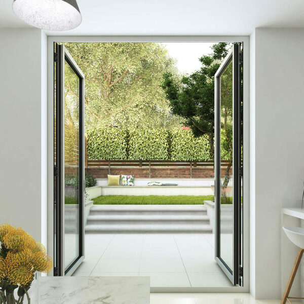 1 - Villa Interior Aluminium Double Panel French Door Design For Garden Veranda Entrance Door