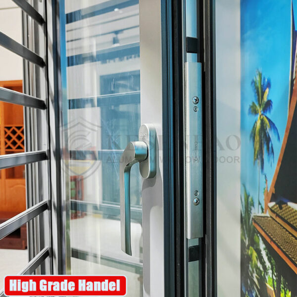 5 - 3 Layers Of Soundproof Glass Design Window Aluminum Profile Child Safety Casement Window