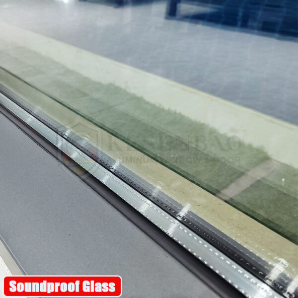 4 - Corner Butt Joint Glass Window Aluminum Casement Window With #304 Openable Mosquito Net