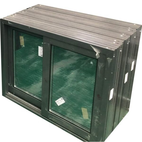 1 - Grey color tempered clear glass sliding balcony window with low price