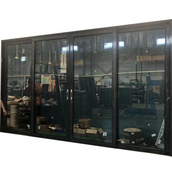 3 - 5mm double tempered clear glass automatic sliding door support for custom