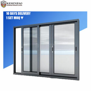 1 - 50% Noise Reduction Design Minimalist Residential Soundproof Aluminum Sliding Glass Windows
