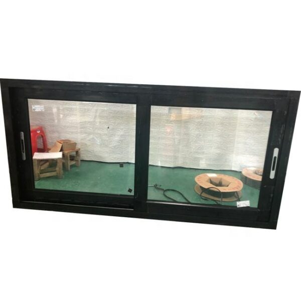 1 - Double tempered clear glass aluminum windows and sliding doors