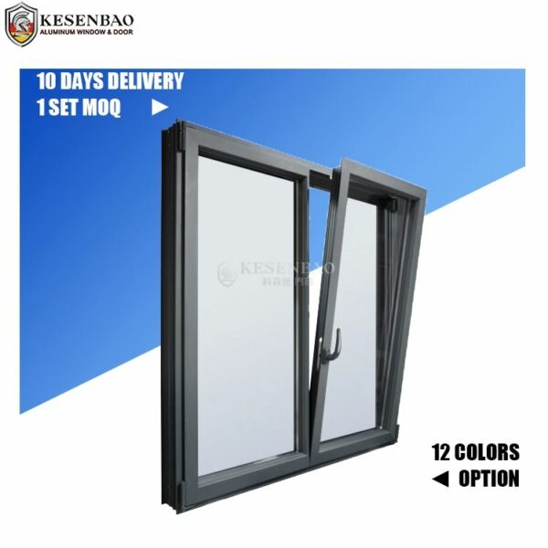 3 - Home Soundproof Tilt And Turn Window Used Aluminum Casement Windows