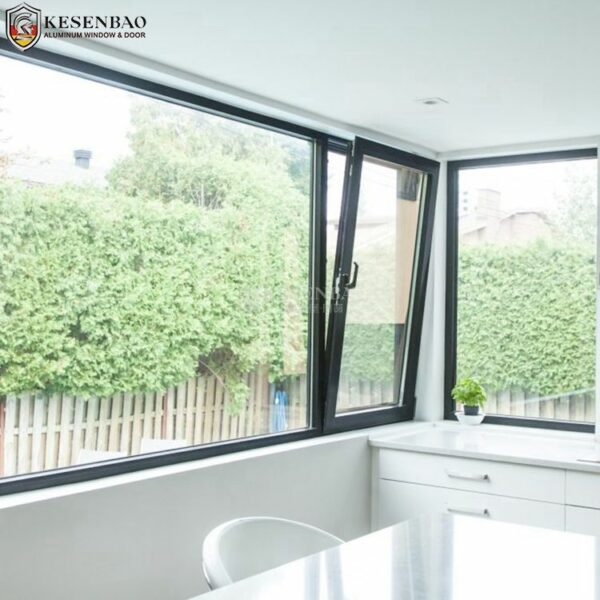 1 - Low-E Heat Insulating Glass Design Modern Tilt And Turn Aluminum Windows Soundproof Casement Window