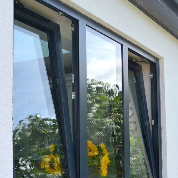1 - Australian Standard Soundproof Thermal Break Double Glass Aluminum Tilt Turn Window