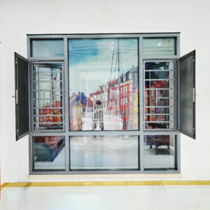 1 - Big Size Design Patio Aluminum Frame Casement Window
