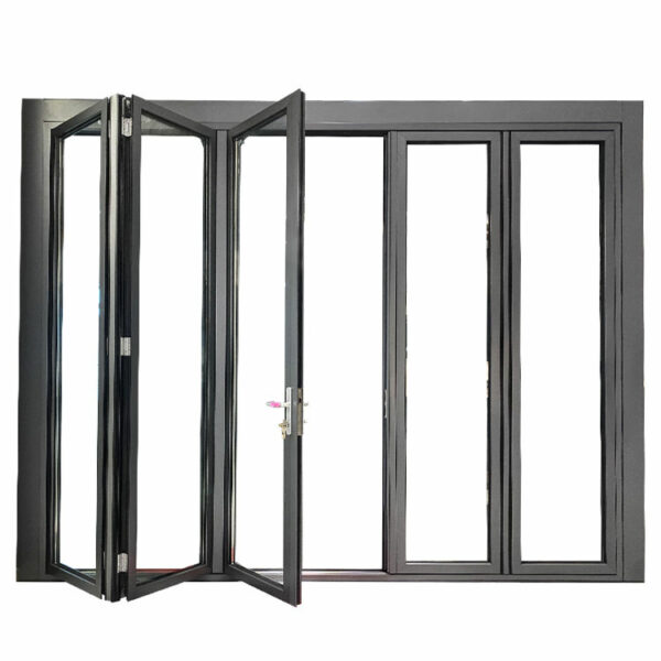 1 - Interior folding doors aluminium doors for houses with good product quality accordion door waterproof