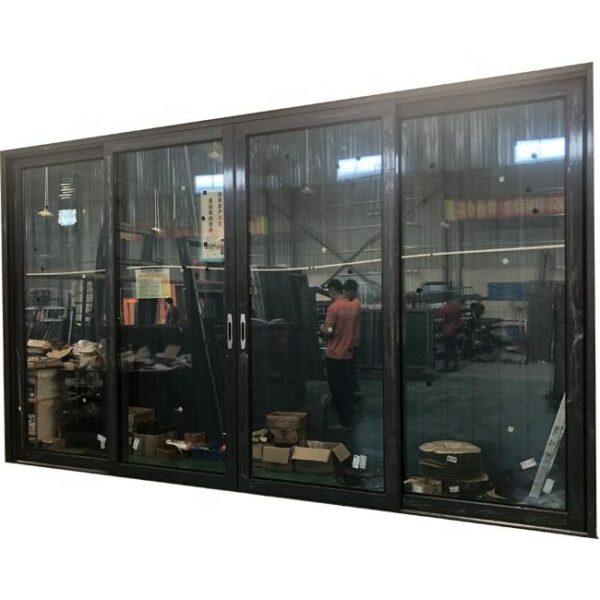 1 - 5mm double tempered clear glass automatic sliding door support for custom