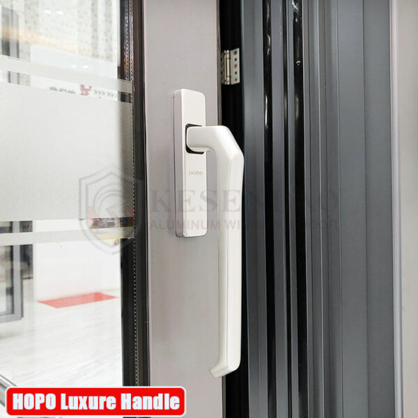 4 - Gray Exterior Impact Soundproof Glass Balcony Patio Large Double Bottom Track Sliding Aluminum Doors