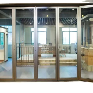  - Aluminum Folding Door with High Quality double glass design
