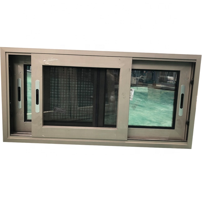 China online shopping foshan factories champagne color aluminum sliding window