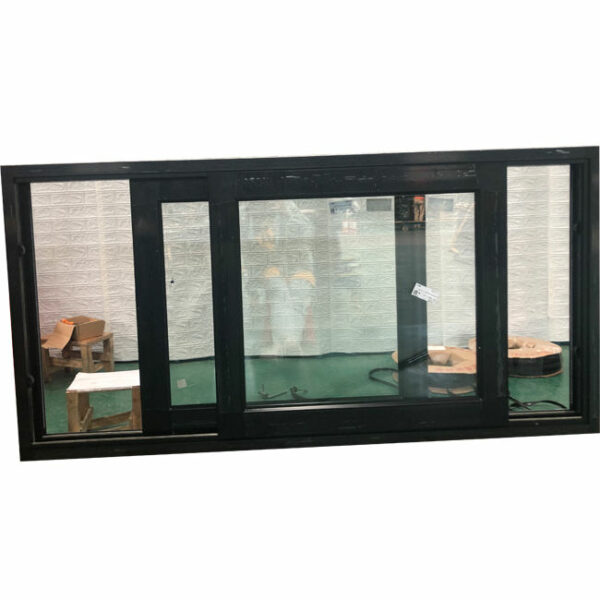 4 - Double tempered clear glass aluminum windows and sliding doors