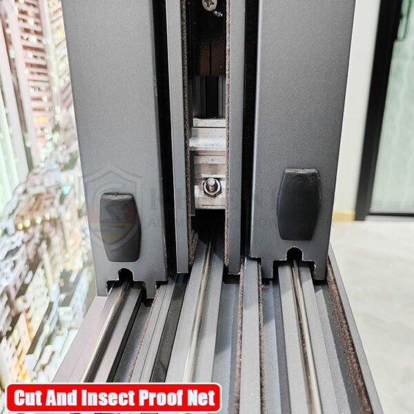 5 - 1.5 Hours Fire Protection Standard Simple Design 1.4Mm Thickness Profiles Aluminum Glass Sliding Window