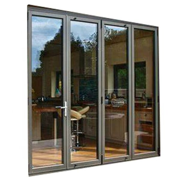 5 - Heat insulation thermal break profile low-e glass folding doors