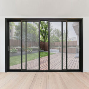 1 - Removable Heavy-Duty Sunroom Cafe Pati Remote Acoustic Aluminium Collapsible Triple Sliding Doors