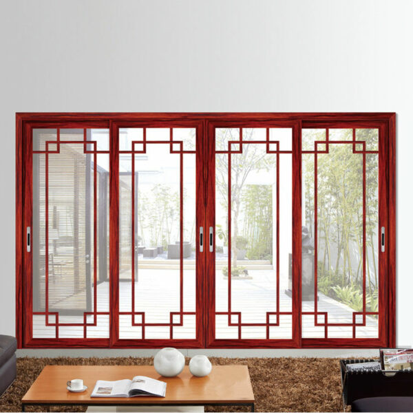 1 - Customized waterproof exterior aluminum glass sliding door for bedroom living room custom size color