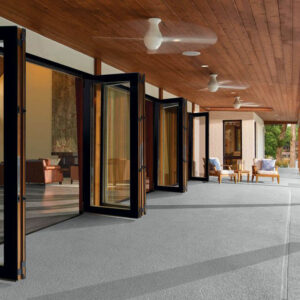 1 - Japanese Internal Aluminium Glass Folding Patio Doors Glass Doors