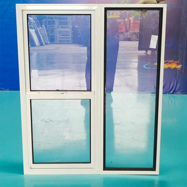 3 - Aluminium Glazed Sash Windows Single Hung Vertical Sliding Window Customized Size