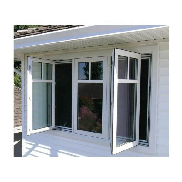 5 - European house style thermal break hurricane impact aluminum french casement windows