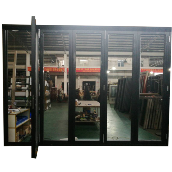 4 - 10mm toughened glass folding door for restaurant with price discount
