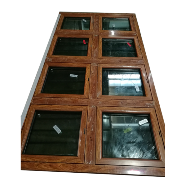 5 - Soundproof house window design 3 panels aluminum awning window