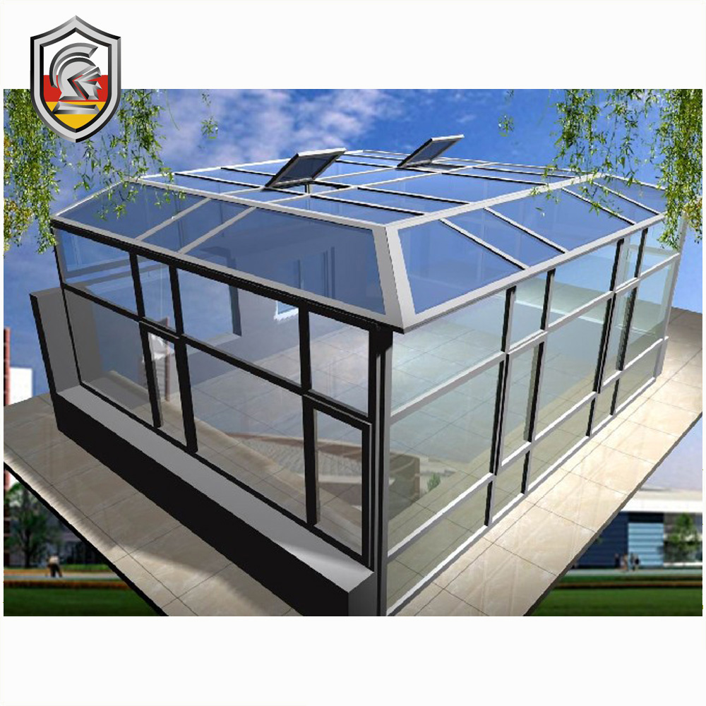 Customized Garden Glass Houses garden sunroom aluminum sun room