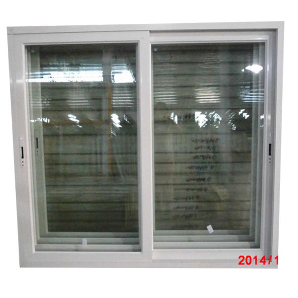 2 - Aluminium frame house window design size customized 12mm aluminium frame sliding glass window