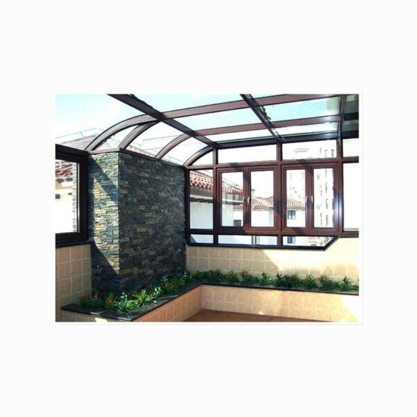 0| - Luxury tempered insulated glass green house aluminum sun room