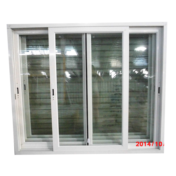 3 - Aluminium frame house window design size customized 12mm aluminium frame sliding glass window