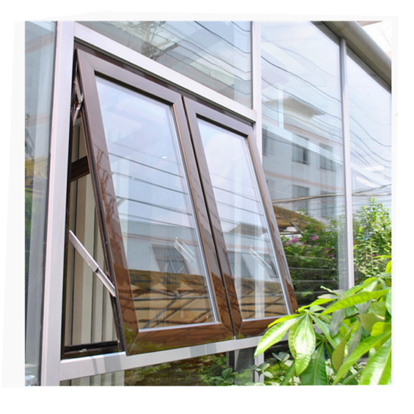 0| - North America window top hung toilet window double tempered glass aluminum top hung window