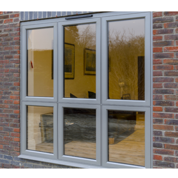 3 - Triple laminated glass 2.0mm profile thickness mauritius aluminum window door