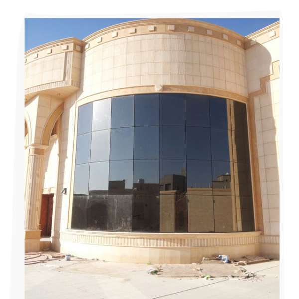 4 - Tempered glass curtain wall