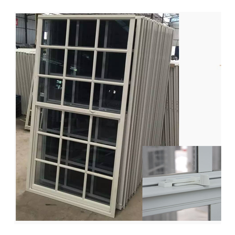 Factory directly price aluminium profile single hung vinyl window