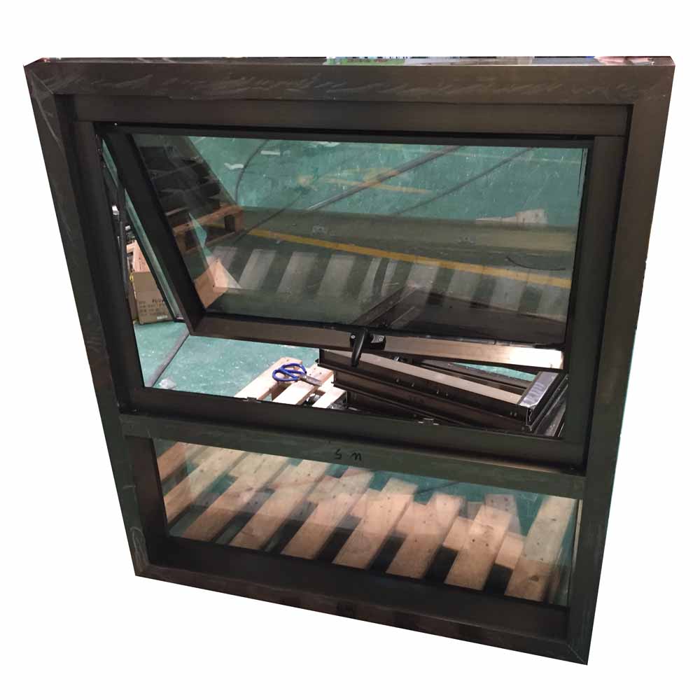 North America hot sale product window top hung toilet window double tempered glass aluminum top hung window