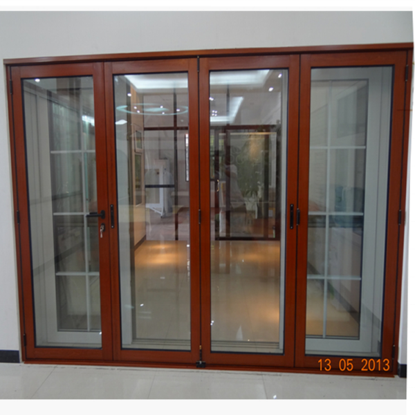 6 - Aluminum Folding Door with High Quality double glass design