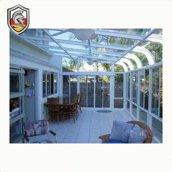 1 - Prefabricated Aluminum Glass House Veranda Sunroom and Winter Garden
