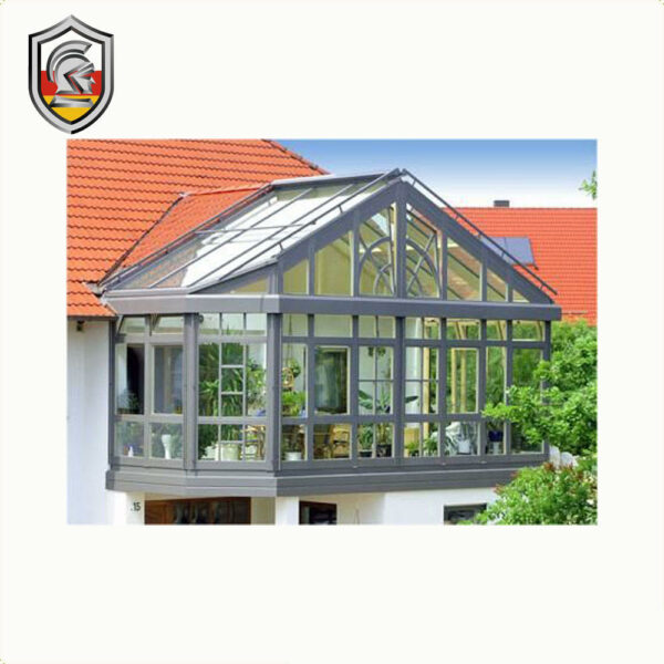2 - Prefabricated Aluminum Glass House Veranda Sunroom and Winter Garden