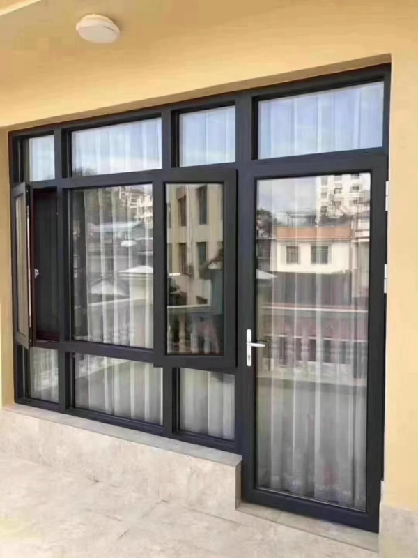  - Aluminum Casement Door with screen casement aluminium interior glass door for villa