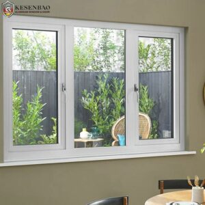 1 - Excellent Sound Insulation Residential White French Design Aluminum Double Glass Casement Window