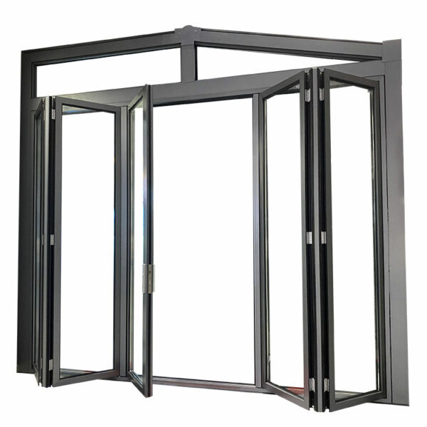 2 - Interior folding doors aluminium doors for houses with good product quality accordion door waterproof