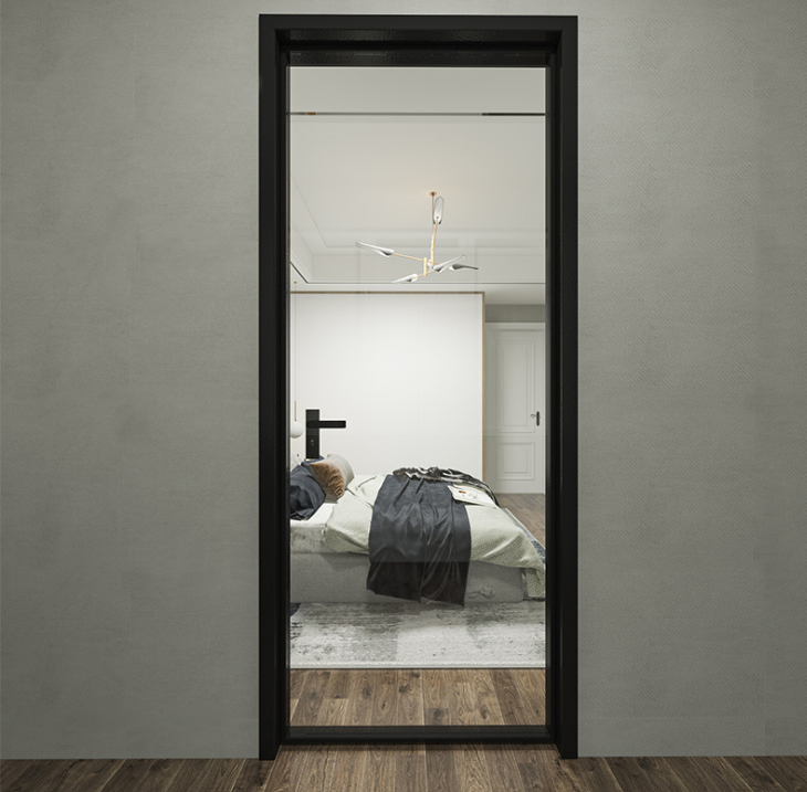 Aluminum Casement Door with screen casement aluminium interior glass door for villa