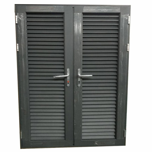2 - Good ventilation performance french casement door aluminium louver doors