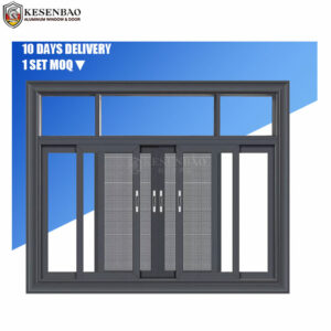 1 - 1.5 Hours Fire Protection Standard Simple Design 1.4Mm Thickness Profiles Aluminum Glass Sliding Window