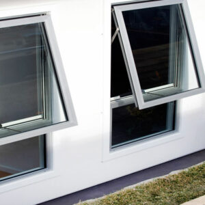 1 - 12 Colors Option Luxury Burglar Proof Glass Thermal Insulation Aluminum Awning Windows