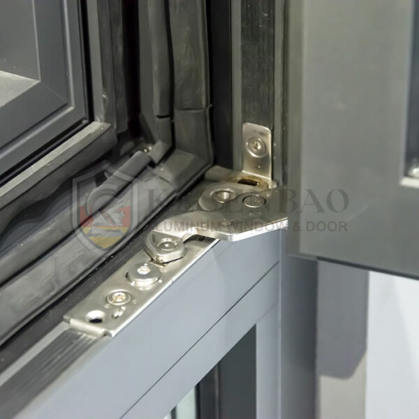 3 - Australian Standard Soundproof Thermal Break Double Glass Aluminum Tilt Turn Window