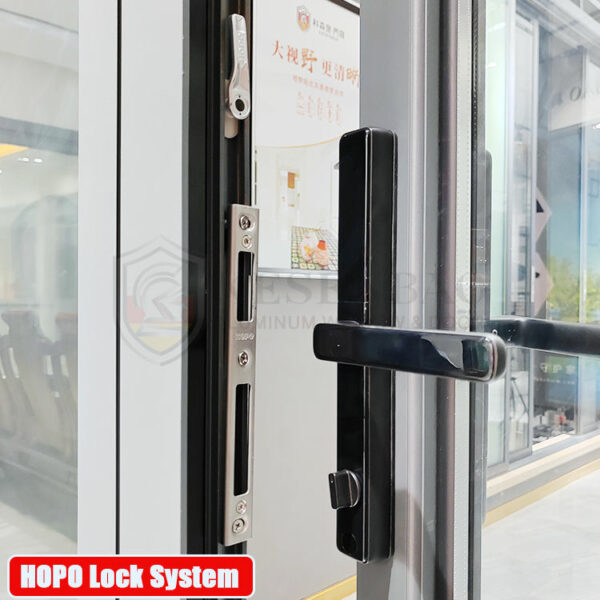 5 - AS2047 Australian Standard 2.5mm Thickness Profiles Bullet Proof Security Door Laminated Glass Thermal Break Casement Door
